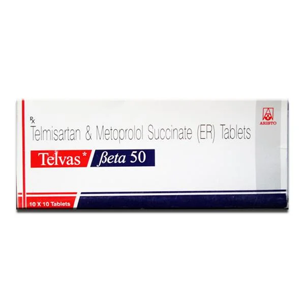 Telvas Beta 50 Mg Tab