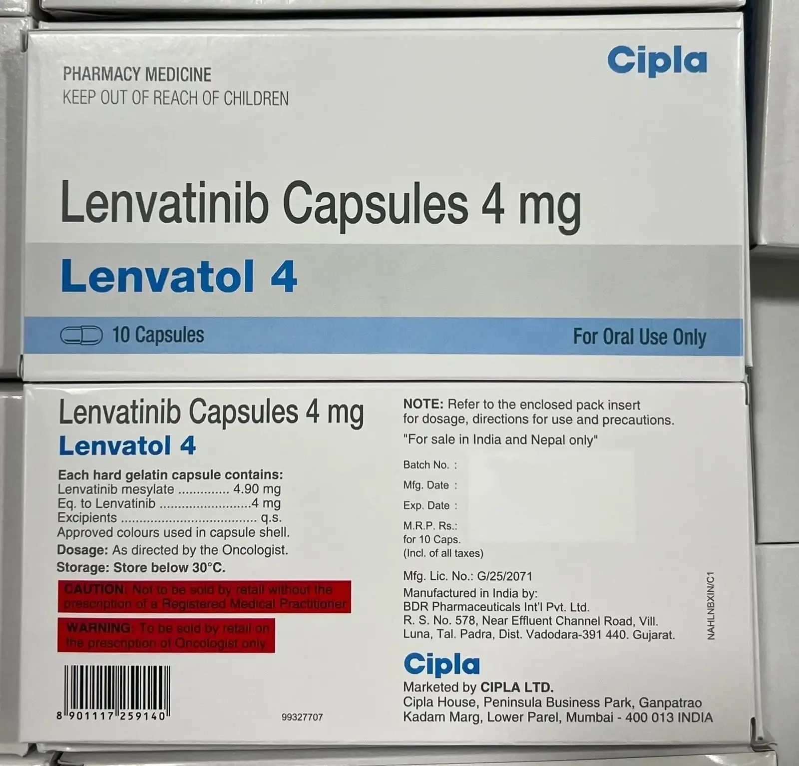 Lenvatol 4 mg