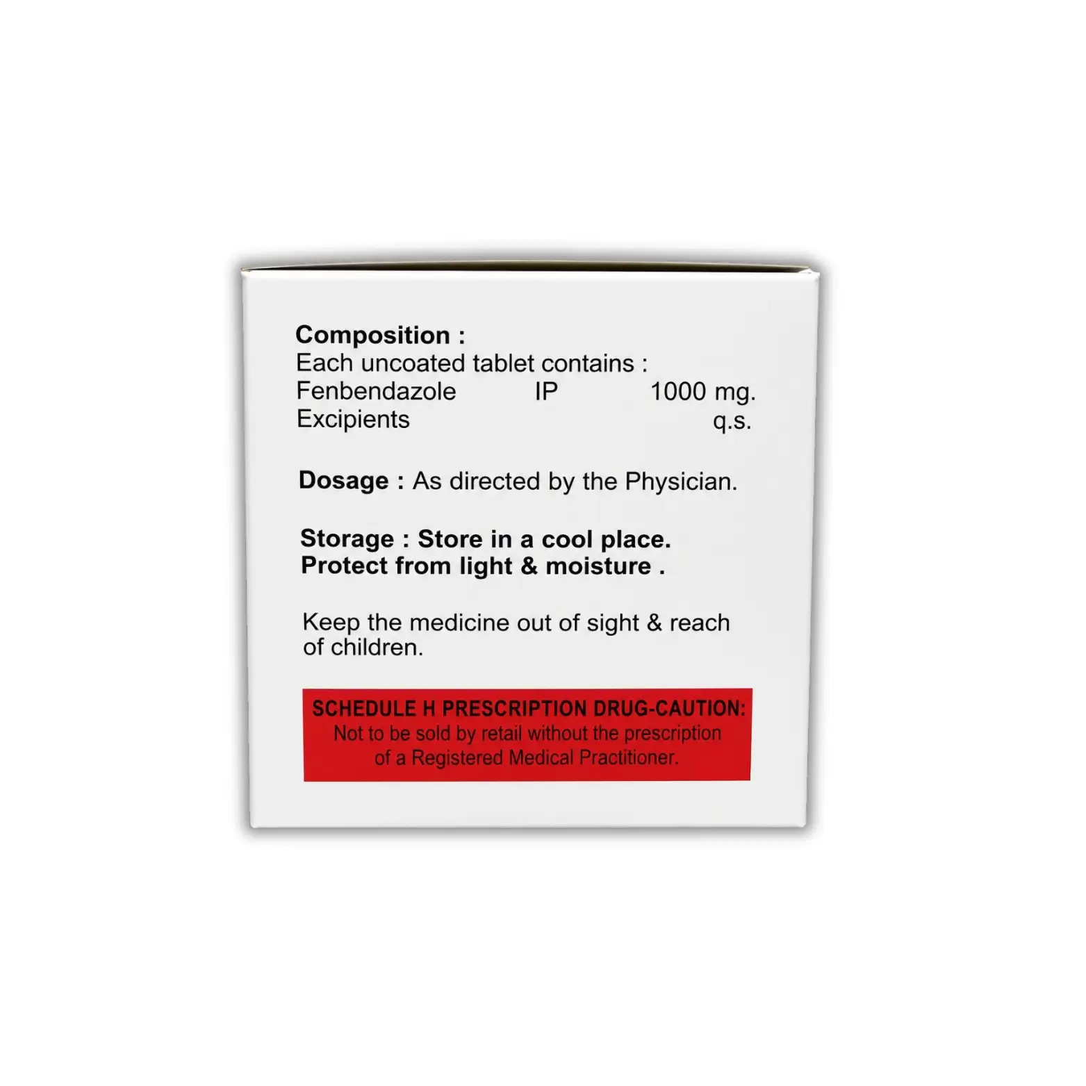 Fenfit 1000 (Fenbendazole 1000mg) - Image 2
