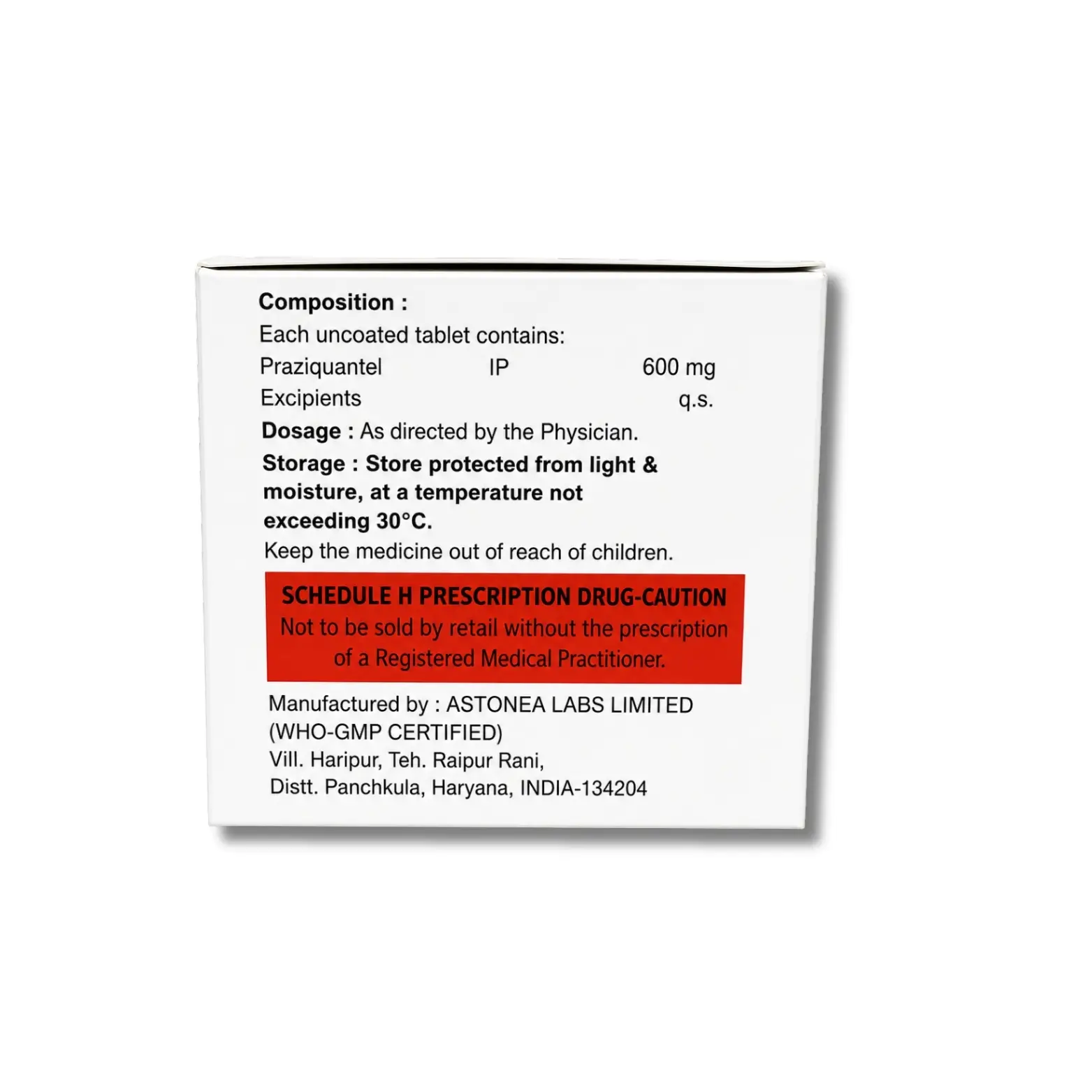 Prazifit 600 (Praziquantel 600mg) - Image 2